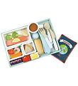 Jouet en bois Tender Leaf - Nourriture d'avion - 31 Parties