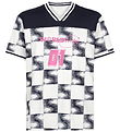Grunt T-shirt - GrRome - Navy/White w. Pink