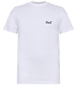 T-Shirt Grunt - GrSakra - Blanc av. Vert