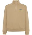 Grunt Sweatshirt - GrVitto - Sand w. Dark Green