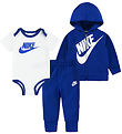 Nike Set - Cardigan/Sweatpants/Bodysuit s/s - Game Royal