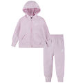 Nike Sweat Set - Cardigan/Sweatpants - Pink Foam