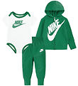Nike Set - Cardigan/Sweatpants/Bodysuit s/s - Stage Green