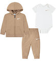 Nike Set - Cardigan/Sweatpants/Bodysuit s/s - Hemp