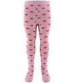 Fuzzies Tights - Pink/Bordeaux w. Loops