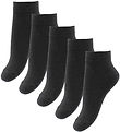 Fuzzies Enkelsokken - 5-pack - Zwart