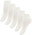 Fuzzies Enkelsokken - 5-pack - Wit