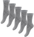 Fuzzies Socks - 5-Pack - Light Grey