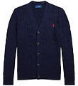 Polo Ralph Lauren Cardigan - Knitted - Cable - Navy