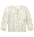 Polo Ralph Lauren Cardigan - Knitted - Mini Cable - Warm White