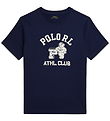 Polo Ralph Lauren Stuttermabolur - Fínpússað Dökkblátt
