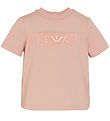 Emporio Armani T-shirt - Mahogany Rose w. Embroidery