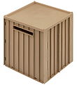Liewood Foldable Box w. Lid - 30,5x32x31,5 cm - Elijah - Oat