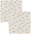 Liewood Spucktücher - Musselin - 2er-Pack - Lewis - Mini Whale/S
