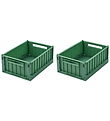 Liewood Foldable Box - 2-Pack - Weston - Small - Dusty Ivy