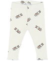 The New Siblings Leggings - Rib - TnsbPippa - Cloud Dancer w. Ka