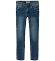 Name It Gallabuxur - Núll - Slim - NkmTheo - Dark Blue Denim