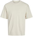 Jack & Jones Stuttermabolur - Núna - JjeUrban - Moonbeam/Loose