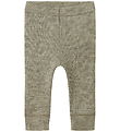 Name It Leggings - Wool - Rib - Noos - NbnWax - Dried Sage