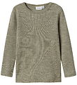 Name It Blouse - Wool - Rib - Noos - NmnWax - Dried Sage