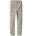 Name It Leggings - Wolle - Noos - NmmWang - Perlmutt Cloud/Small