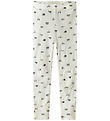 Name It Leggings - Wolle - Noos - NmmWang - Snow White/Small Car