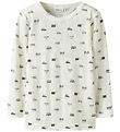 Name It Bluse - Wolle - Noos - NmmWang - Snow White/Small Cars