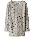 Name It Bluse - Wolle - Noos - NmmWang - Perlmutt Cloud/Small Ca