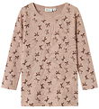 Name It Bluse - Wolle - NmfWang - Shadow Grau/Schleifen