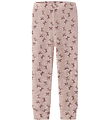 Name It Leggings - Ull - NmfWang - Shadow Grå/Rosetter