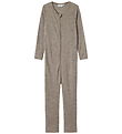Name It Nightsuit - Wool - Rib - NmmWang - Satellite