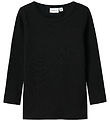 Name It Blouse - Wool - Rib - NmnWax - Black