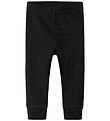 Name It Leggings - Wool - Rib - Noos - NbnWax - Black