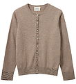 Sofie Schnoor Cardigan - Prjónað - Ull - Cissesy - Brown Melange