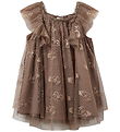 Sofie Schnoor Dress - Blossom - Brown w. Glitter