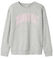 Sweat-shirt Name It - Nkf Liona - Light Grey Melange