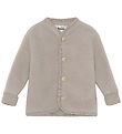 Molo Cardigan - Wool fleece - Umber - Moon Sand