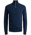 Jack & Jones Blússa - Nei - JjeEmil - Dökkblátt Blazer