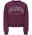 Kids Only Sweatshirt - KogSweat - Mauve Wine/Los Angeles - Kalif