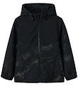 Name It Softshell w. Fleece - NkmAlfa08 - Black w. Reflective pr