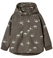 Name It Softshelljacke - NmmAlfa08 - Morel/Rhino