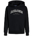 Jack & Jones Kapuzenpullover - JjeCaleb - Black/Loose