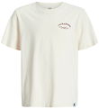 Jack & Jones Stuttermabolur - JjeBrandes - Antique White
