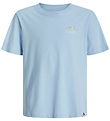 Jack & Jones Stuttermabolur - JjeBrandes - Chambray Blue