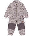 Mikk-Line Thermo Wear - Cloud Gray w. Flowers/Ruffles