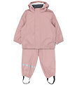 Mikk-Line Rainwear w. Fleece - PU - Woodrose