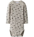 Name It Bodysuit l/s - Wool - Noos - NbmWang - Nacreous Cloud/Sm