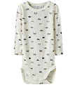 Name It Bodysuit l/s - Wool - Noos - NbmWang - Snow White/Small 