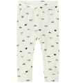 Name It Leggings - Wolle - Noos - NbmWang - Snow White/Small Car