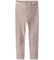 Name It Leggings - Wool - Rib - Noos - NmnWax - Shadow Gray